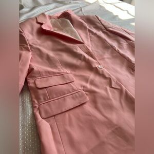 Cotton/linen pink suite